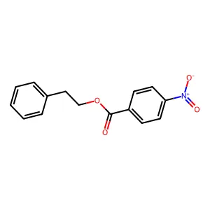 2-Phenylethyl 4-nitrobenzoate structure