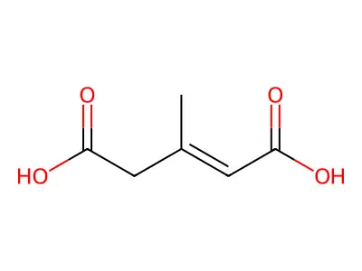 3-甲基戊烯二酸 structure