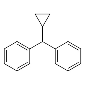 Cyclopropyl-diphenylmethan structure