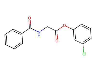 m-Chlorophenylhippurate structure