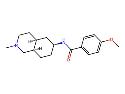 p-Anisamide, N-(decahydro-2-methylisoquinolin-6-yl)-, (Z)- structure