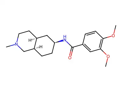 Veratrimidic acid, N-(decahydro-2-methylisoquinolin-6-yl)-, (Z)- structure