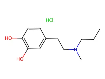 Pyrocatechol, 4-(2-(methylpropylamino)ethyl)-, hydrochloride structure