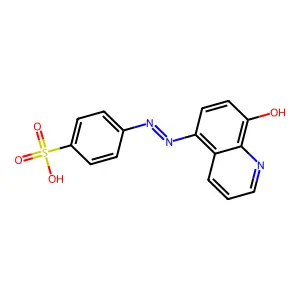 5-(p-Sulfophenylazo)-8-quinolinol structure