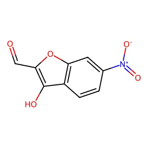 3-Hydroxy-6-nitro-1-benzofuran-2-carbaldehyde structure