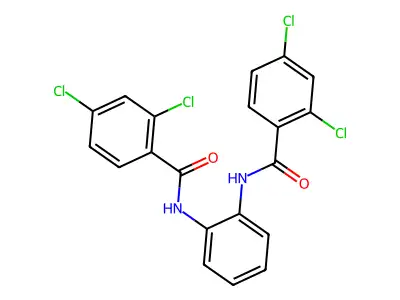 2,4-Dichloro-N-(2-((2,4-dichlorobenzoyl)amino)phenyl)benzamide structure