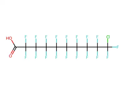 10-Chloro-perfluorodecanoic acid structure