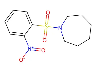1-[(2-Nitrophenyl)sulfonyl]azepane structure