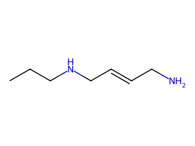 N'-propylbut-2-ene-1,4-diamine structure