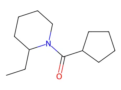 Cyclopentyl(2-ethylpiperidin-1-yl)methanone structure
