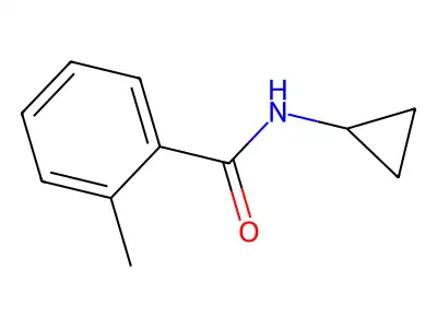 N-cyclopropyl-2-methylbenzamide structure