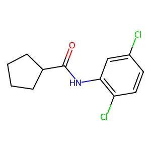 N-(2,5-dichlorophenyl)cyclopentanecarboxamide structure