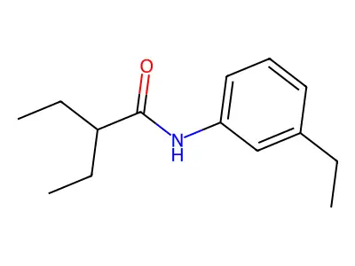 Butanamide, 2-ethyl-N-(3-ethylphenyl)- structure