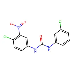 1-(4-Chloro-3-nitrophenyl)-3-(3-chlorophenyl)urea structure