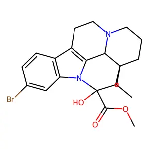 溴长春胺 structure