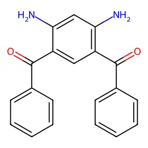 (5-Benzoyl-2,4-dinitrophenyl)(phenyl)methanone structure