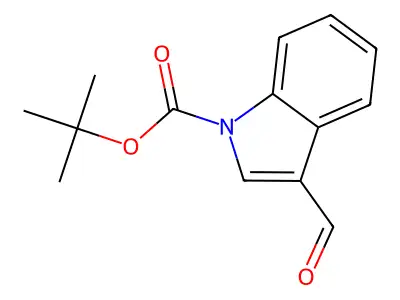 tert-butyl 3-formyl-1H-indole-1-carboxylate structure