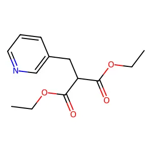 Diethyl (3-pyridylmethyl)malonate structure