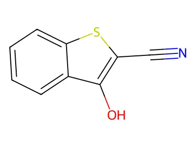 3-Hydroxy-1-benzothiophene-2-carbonitrile structure