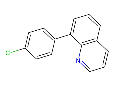 8-(4-Chlorophenyl)quinoline structure