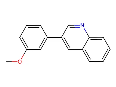 3-(3-Methoxyphenyl)quinoline structure