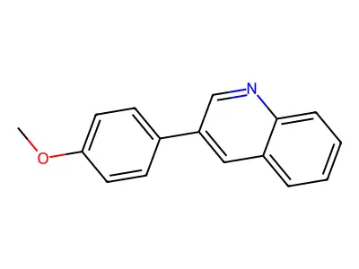 3-(4-Methoxyphenyl)quinoline structure