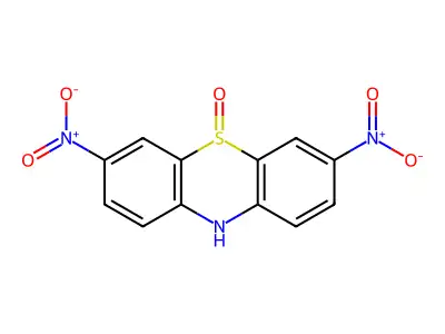 3,7-Dinitro-5-oxophenothiazine structure