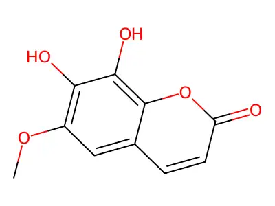 梣皮素 structure