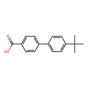4-(4-tert-Butylphenyl)benzoic Acid structure