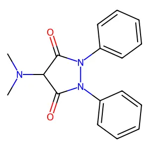 4-(Dimethylamino)-1,2-diphenyl-3,5-pyrazolidinedione structure