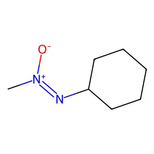 Cyclohexylimino-methyl-oxidoazanium structure