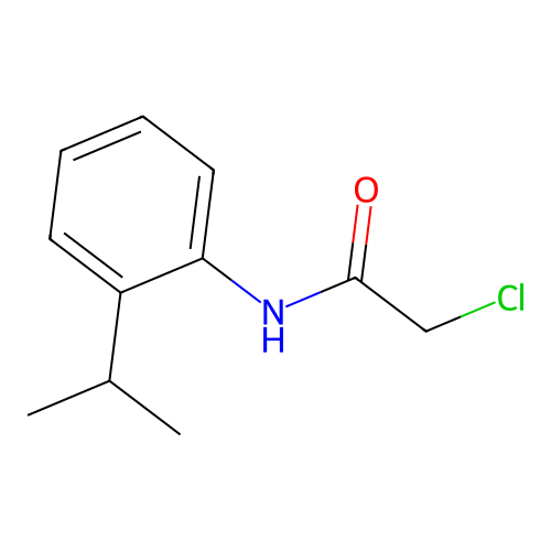 2-chloro-N-(2-isopropylphenyl)acetamide structure