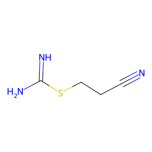 2-Cyanoethyl carbamimidothioate structure