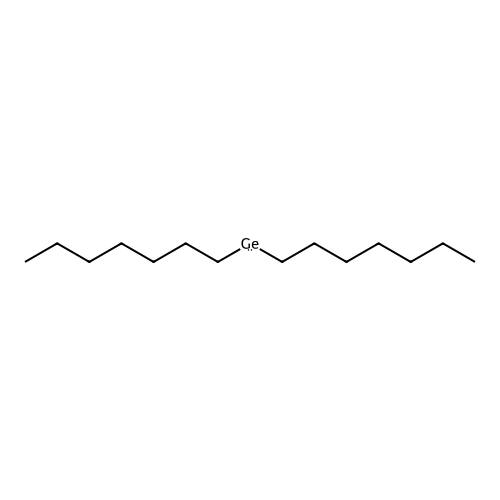 Diheptylgermanium structure