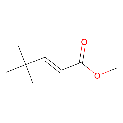 4,4-Dimethyl-pent-2-enoic acid methyl ester structure