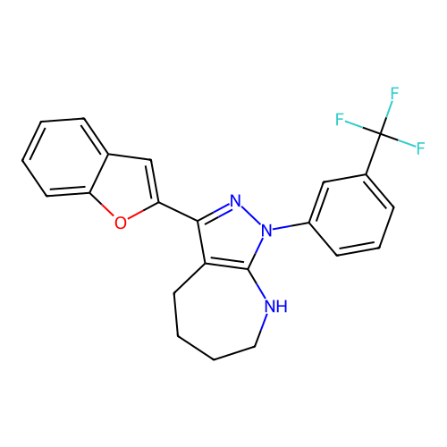 pyrazolo[3,4-b]azepine,3-1,4,5,6,7,8-hexahydro-1-[3- phenyl]- structure