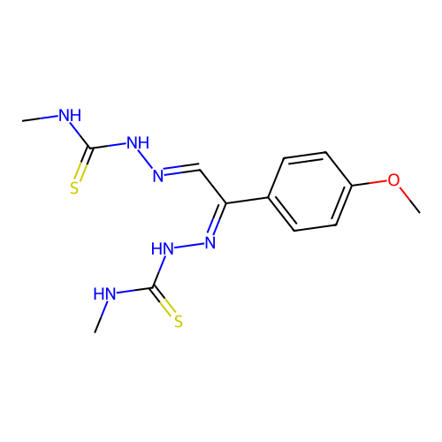 1-[(Z)-[(2E)-1-(4-methoxyphenyl)-2-(methylcarbamothioylhydra structure