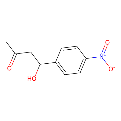 4-Hydroxy-4-(4-nitrophenyl)butan-2-one structure