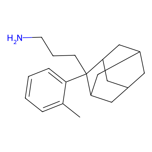 3-[2-(2-Methylphenyl)-2-adamantyl]propan-1-amine structure