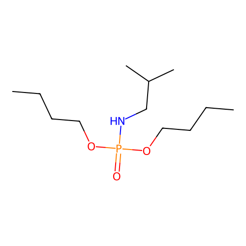 Dibutyl isobutylphosphoramidate structure