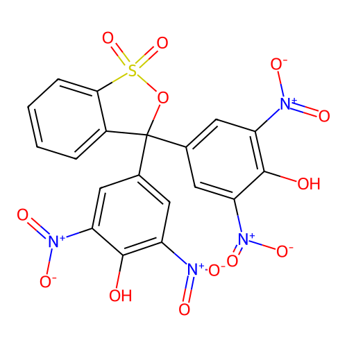 Tetranitrophenolsulfonphthalein structure