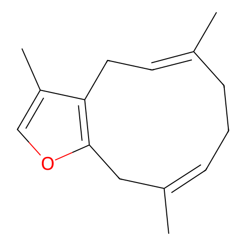 莪术呋喃二烯 structure