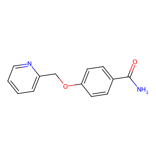 4-(2-Pyridinylmethoxy)benzamide structure