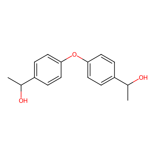 4,4'-Oxybis(alpha-methylbenzenemethanol) structure