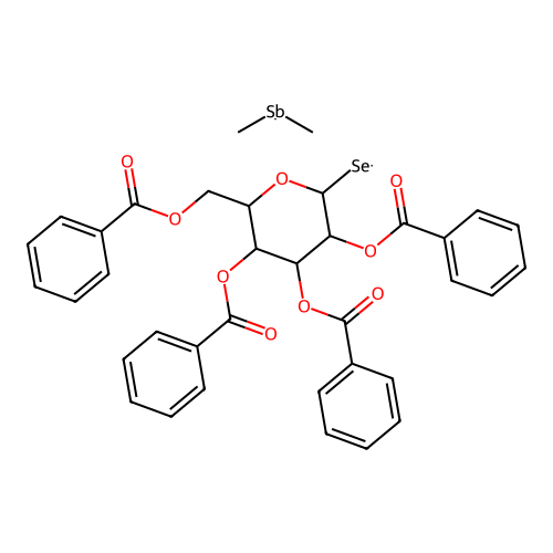 Chemical Compound (C36H33O9SbSe) structure