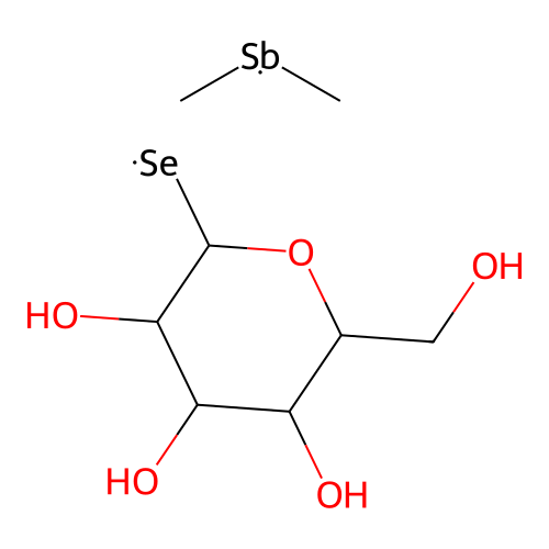 Chemical Compound (C8H17O5SbSe) structure