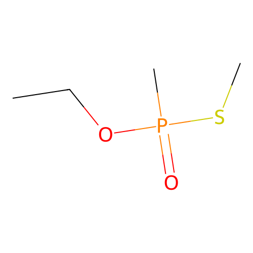 O-Ethyl S-methyl methylphosphonothiolate structure
