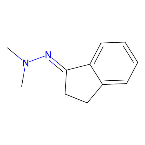 N-(2,3-dihydroinden-1-ylideneamino)-N-methylmethanamine structure
