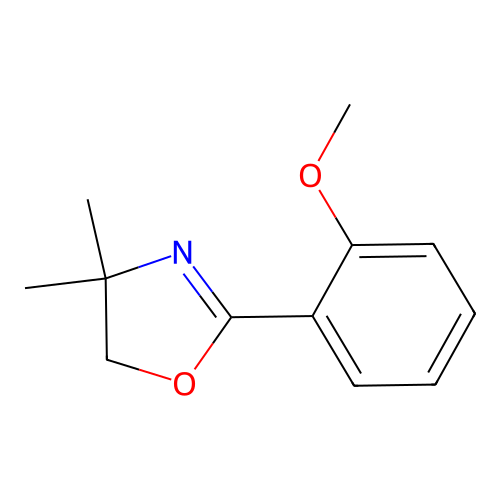 4,4-Dimethyl-2-(2-methoxyphenyl)oxazoline structure