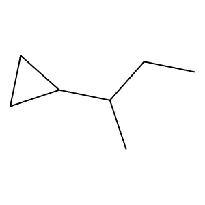 Butane, 2-cyclopropyl- structure